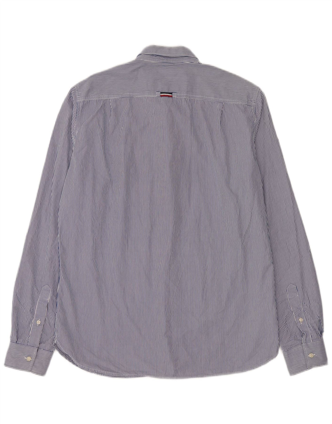 Superdry Chemise Homme XL Bleu Pinstripe Cotton