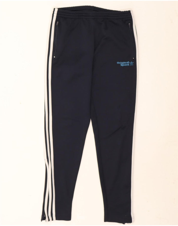 Adidas Pantalon de survêtement graphique pour homme Petit noir Polyester