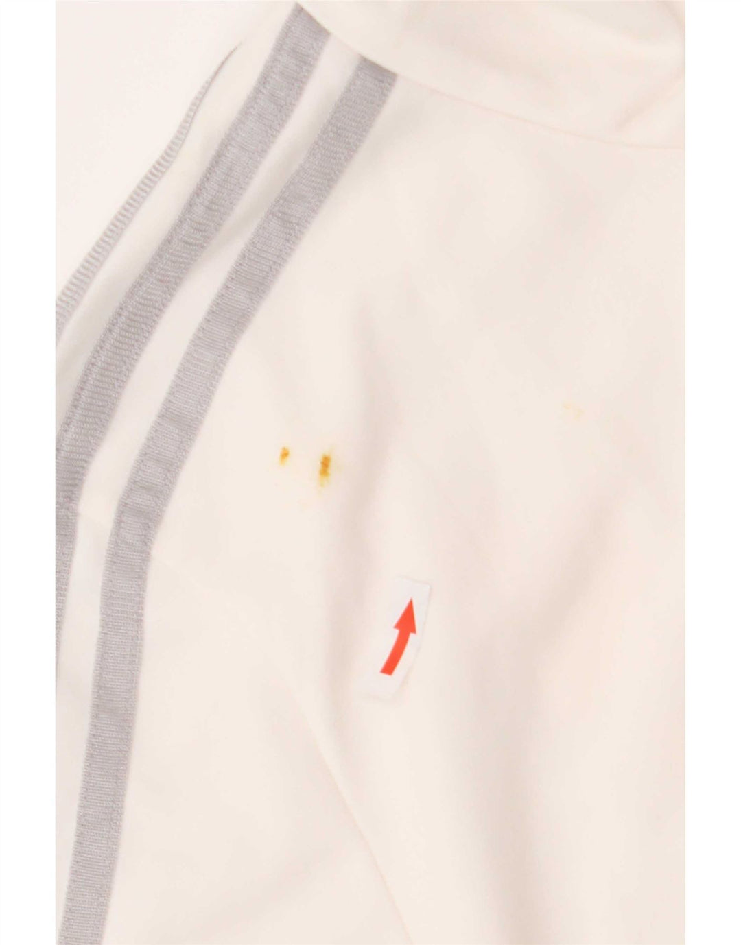 Adidas Veste de survêtement graphique pour femme UK 14 Polyester blanc moyen