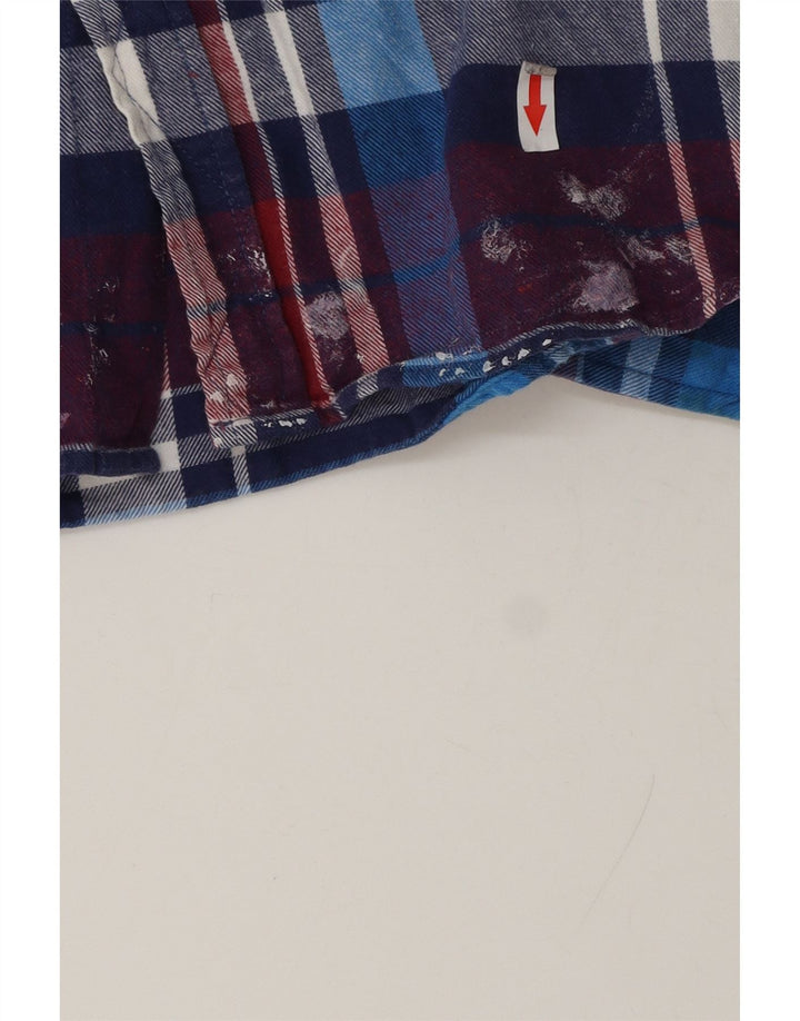 Quiksilver Chemise à capuche en flanelle pour homme, grands carreaux multicolores