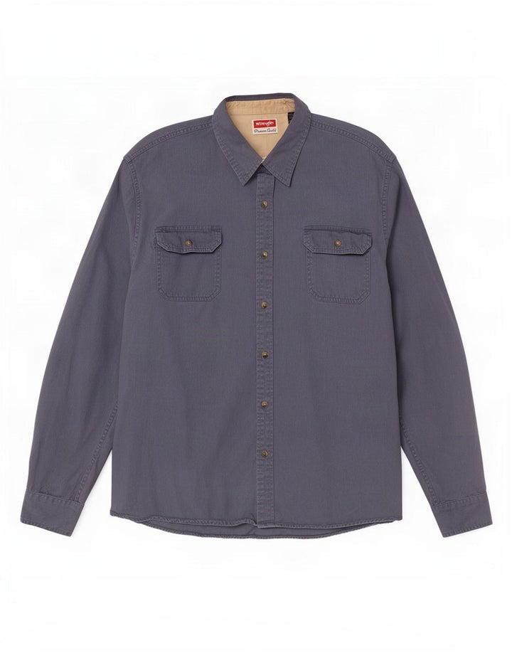 Wrangler Chemise Homme 2XL Bleu Coton