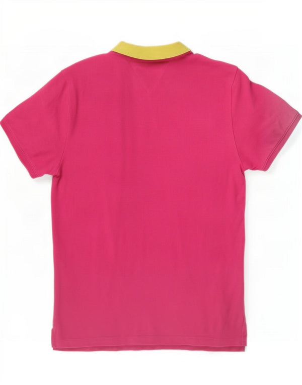 Tommy Hilfiger Polo Rugby Femme UK 18 XL Coton Rose