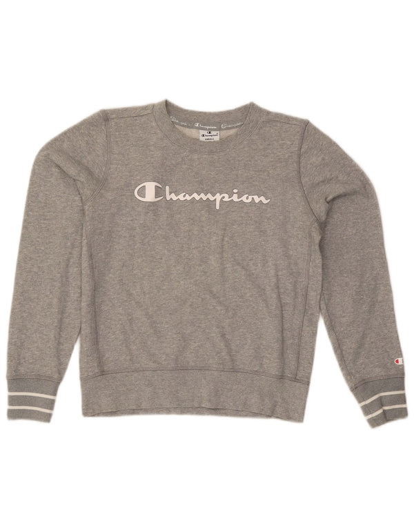 Champion Sweat-shirt graphique pour femme UK 10 Petit Gris