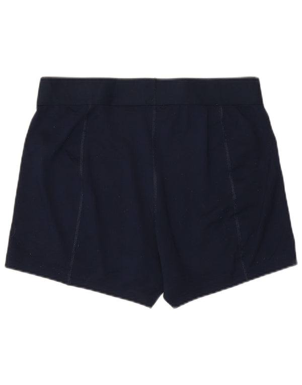 NIKE Short de sport Dri Fit pour femme UK 14 Large Bleu marine Polyester