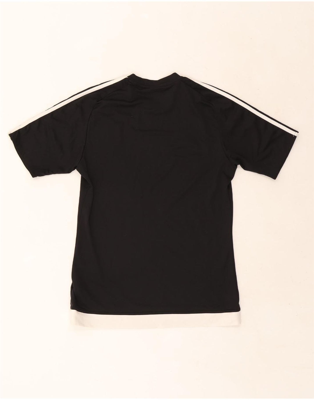 Adidas Hommes Climalite T-Shirt Haut Petit Noir Colorblock Polyester
