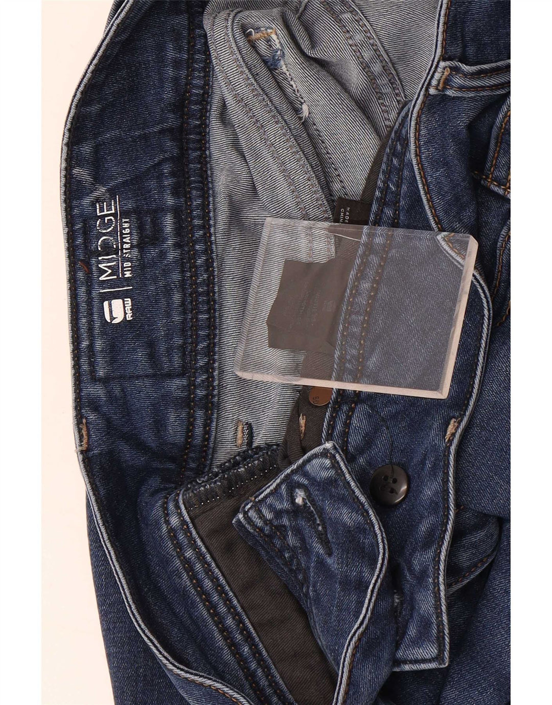 G-Star Jean Droit Midge Homme W33 L34 Bleu
