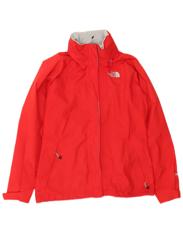 The North Face Veste de pluie surdimensionnée à capuche pour femme UK 10 Small Rouge