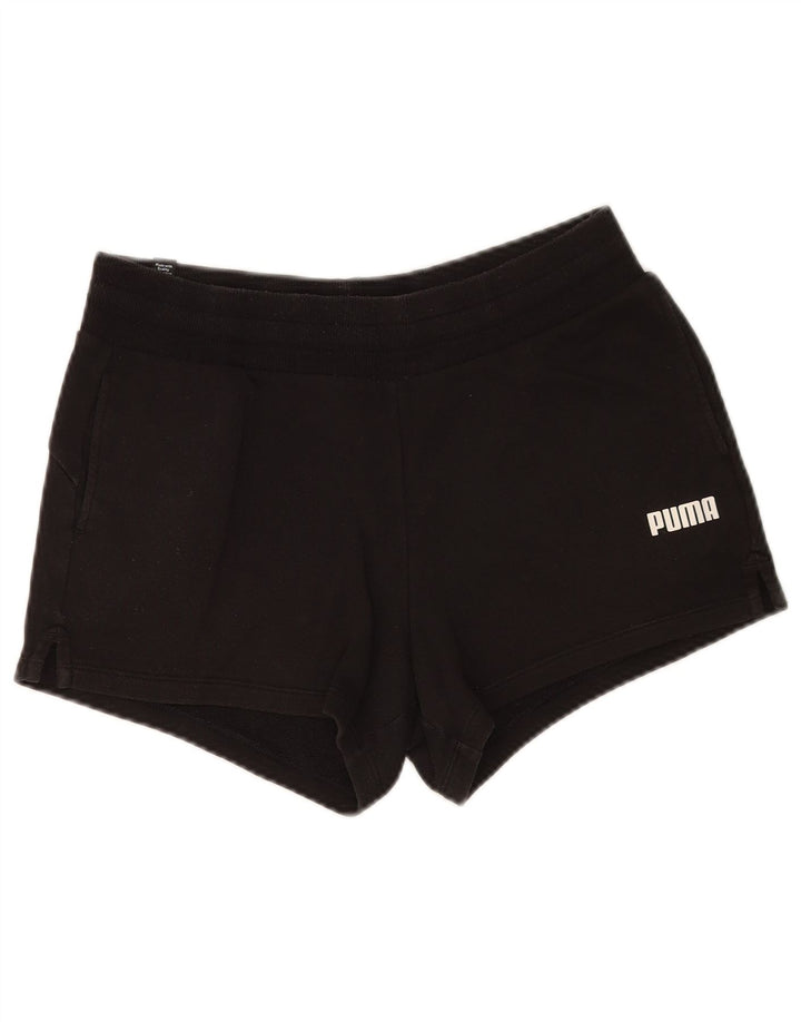 Puma Short de sport pour femme UK 12 Medium Noir Coton