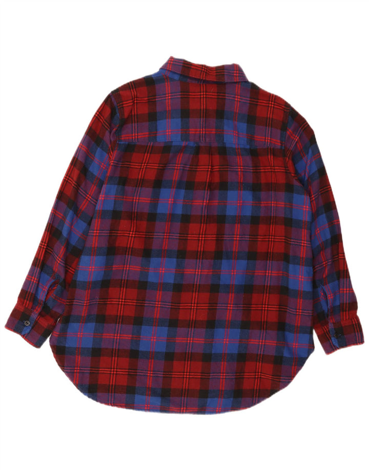 Levi's Chemise en flanelle pour femme UK 18 XL Rouge à carreaux en coton