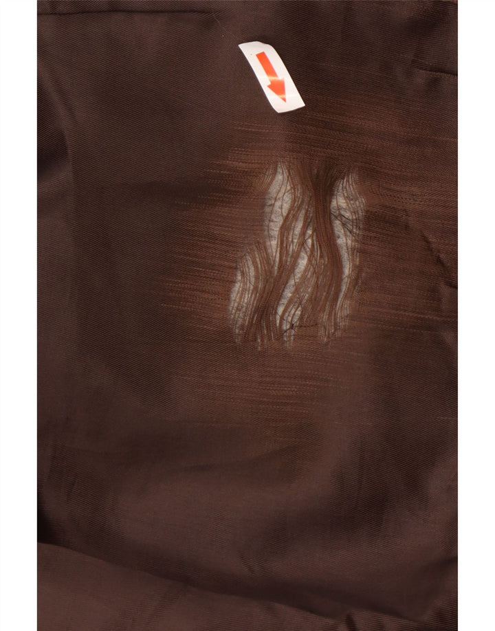 veste en cuir homme vintage UK 40 Grand cuir brun