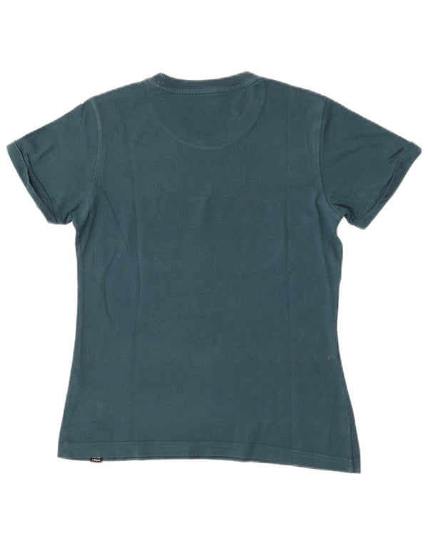 Adidas T-shirt graphique pour femme UK 8/10 Petit coton floral vert