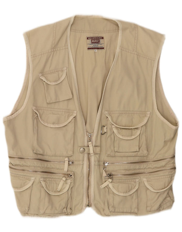 Rifle Gilet utilitaire pour homme UK 40 Large Beige
