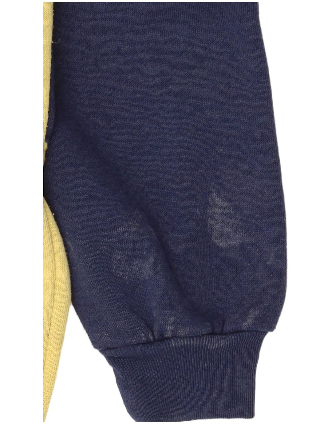 DASH Sweat-shirt graphique à col boutonné pour homme Jaune moyen Colourblock