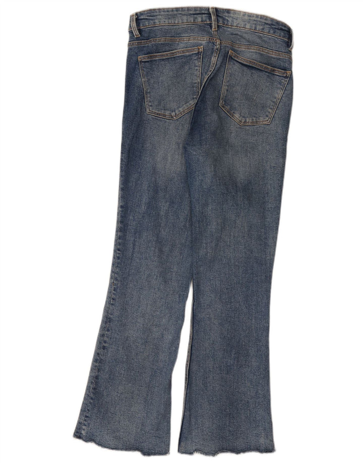 Zara Jean Bootcut Femme EU 40 Moyen W30 L26 Coton Bleu
