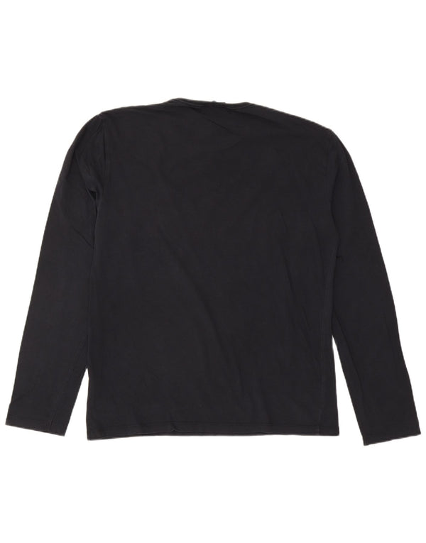 Gas Top Homme Manches Longues 2XL Bleu Marine Coton