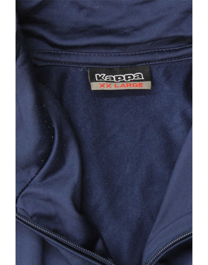 Kappa Survêtement complet pour homme 2XL Bleu marine Polyester