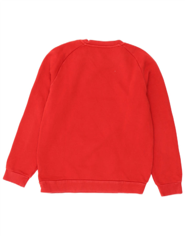 Adidas Sweat-Shirt Garçon 11-12 Ans Rouge Coton
