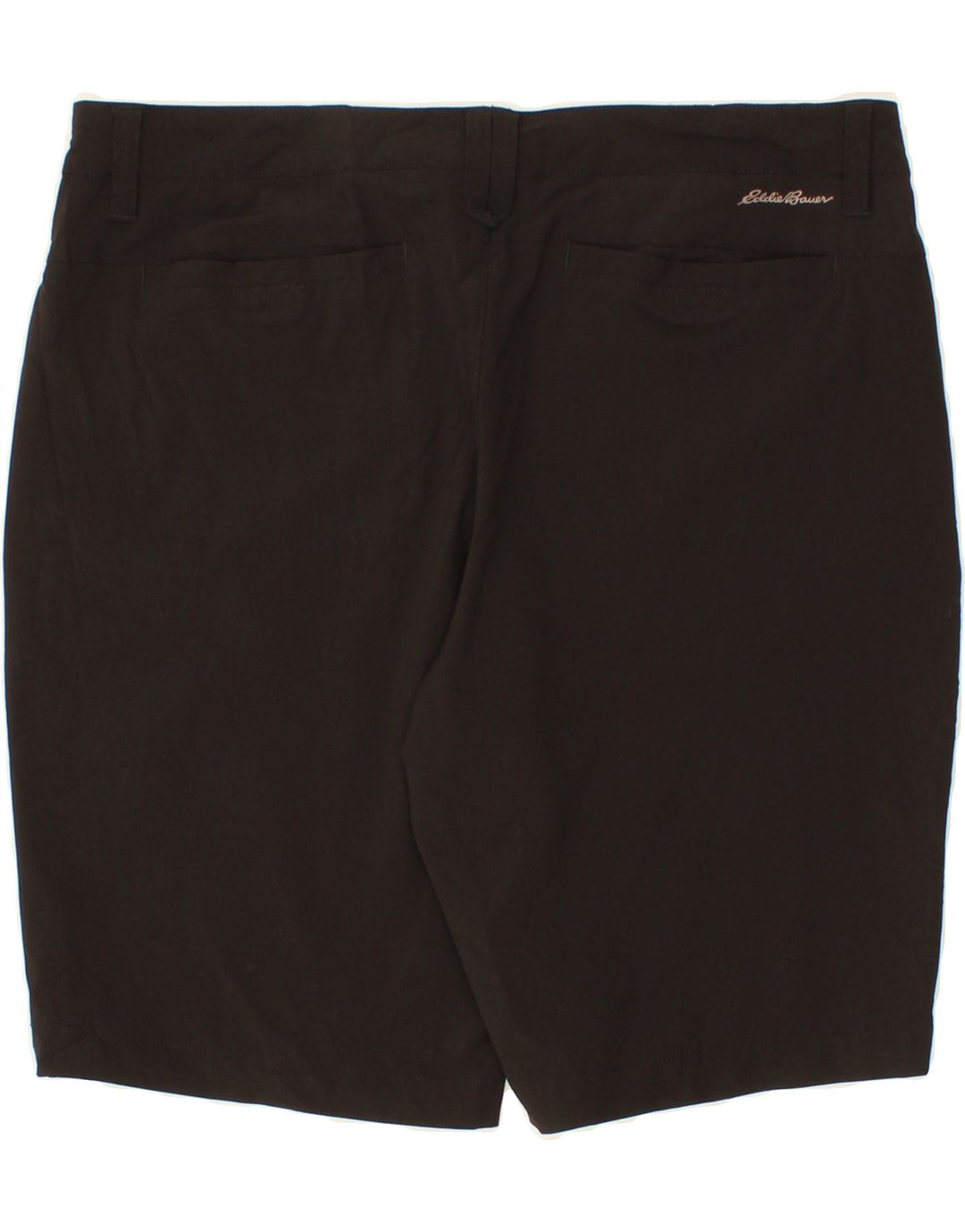 EDDIE BAUER Womens Casual Shorts US 12 Large W34  Black Polyester Vintage Eddie Bauer and Second-Hand Eddie Bauer from Messina Hembry 