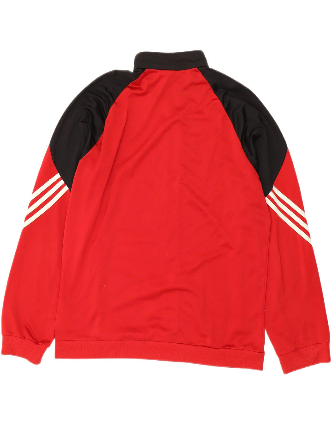 Adidas Veste de survêtement pour homme en polyester color block rouge moyen