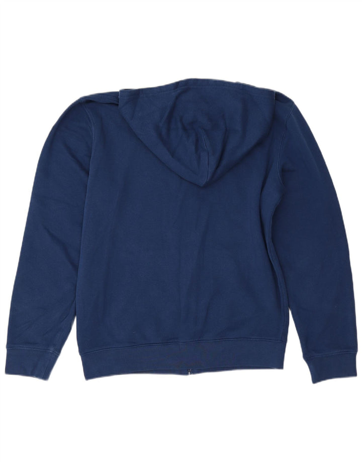 Champion Pull à capuche zippé pour homme en coton bleu marine moyen