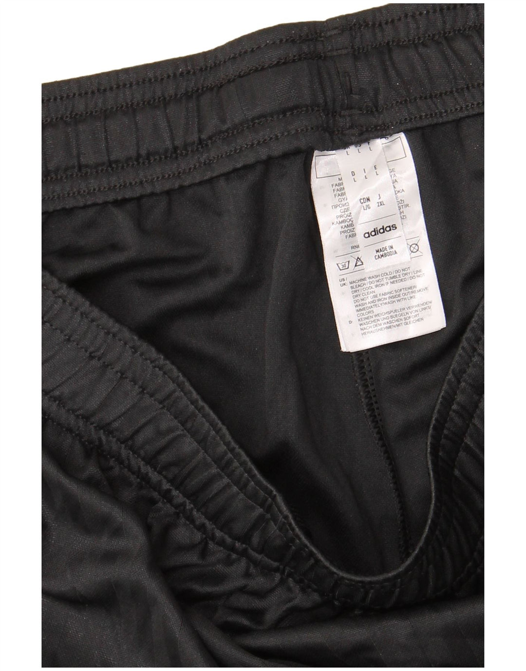 Adidas Short de sport pour homme Large Noir Polyester
