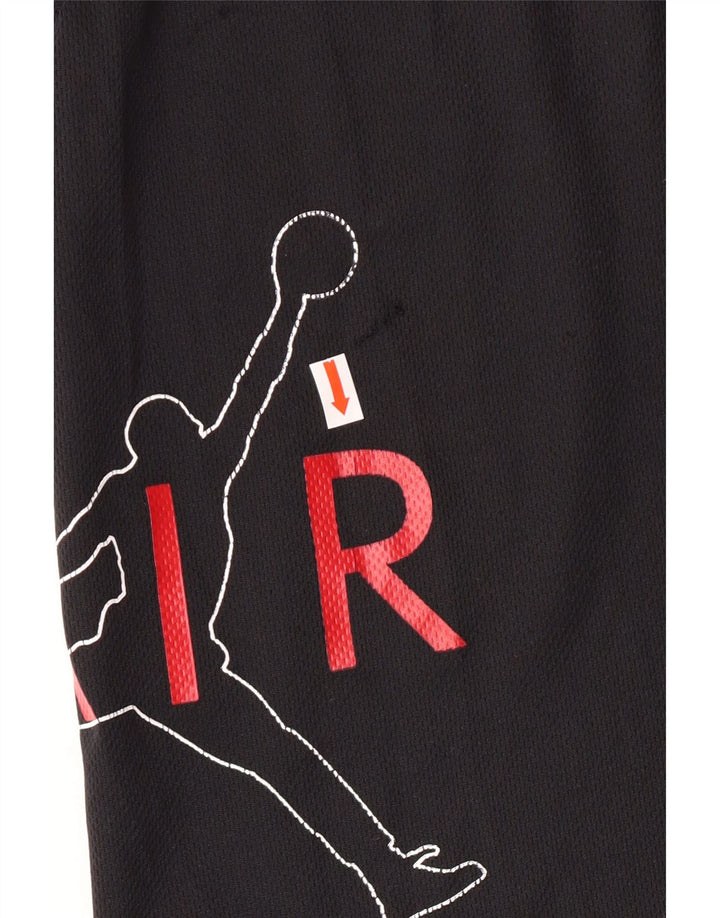 Jordan Short de sport graphique pour garçon 13-14 ans XL Noir Polyester