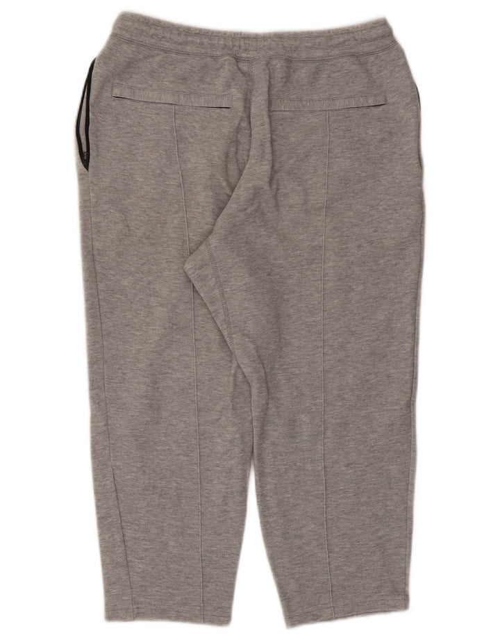 Adidas Pantalon de Survêtement Capri Homme Gris Moyen Moucheté Coton