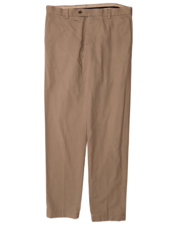 Brooks Brothers Pantalon Chino Slim Homme W34 L34 Coton Beige