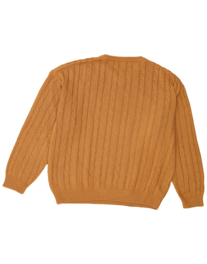 Herman Pull Col V Homme XL Marron Coton