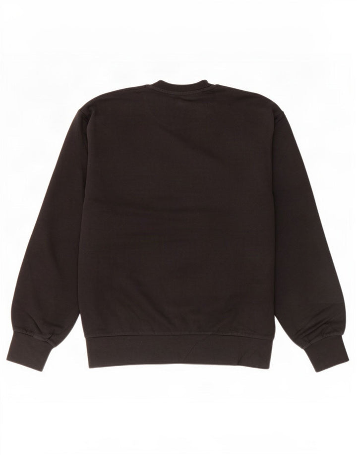 Adidas Sweat-shirt pour homme en coton noir Taille S