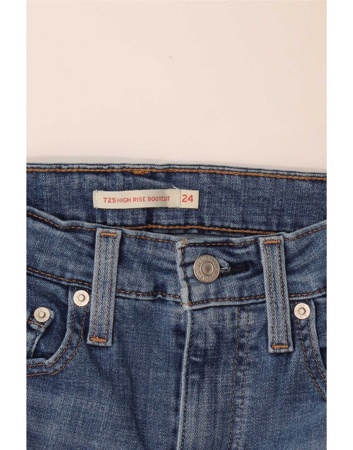 Levi's Jean Bootcut Taille Haute 725 Femme W24 L31 Bleu