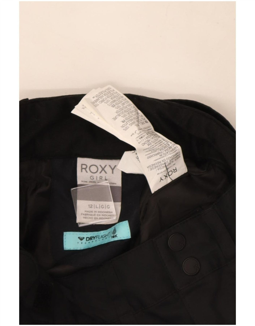 Roxy Pantalon de ski fille 11-12 ans Large Noir