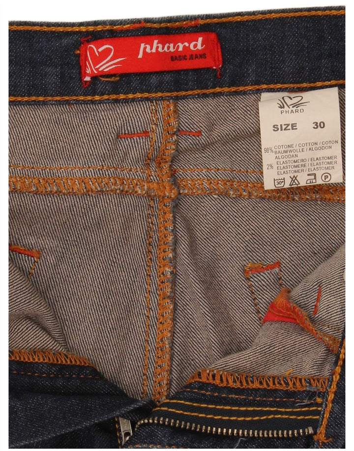 Phard Jean droit femme W30 L31 bleu marine coton
