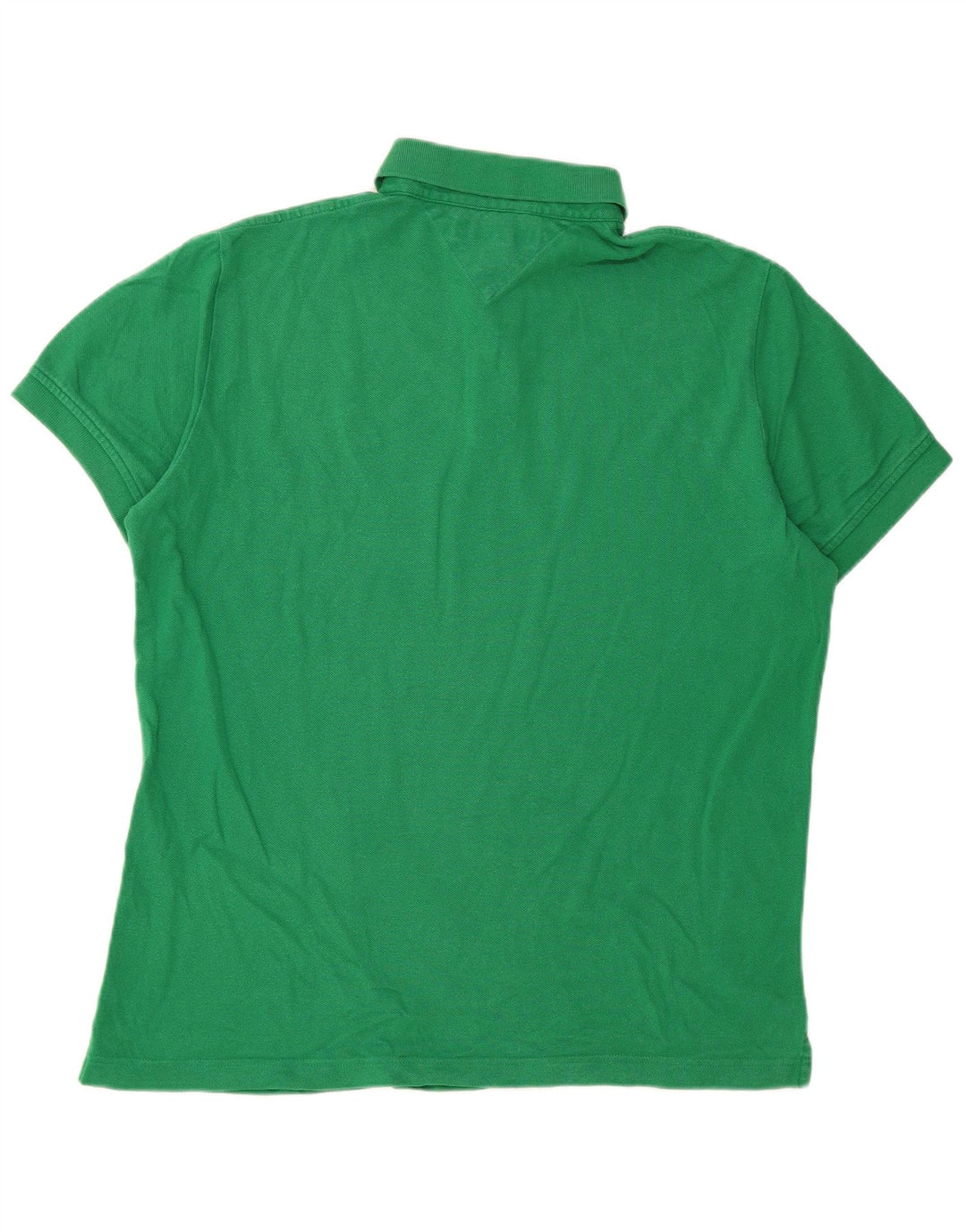 TOMMY HILFIGER Polo Custom Fit Homme Vert Moyen