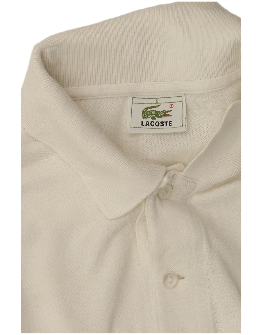 LACOSTE Polo Homme Taille 5 Large Beige