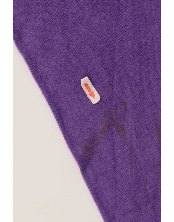 John Lewis Pull col V pour homme en acrylique violet moyen