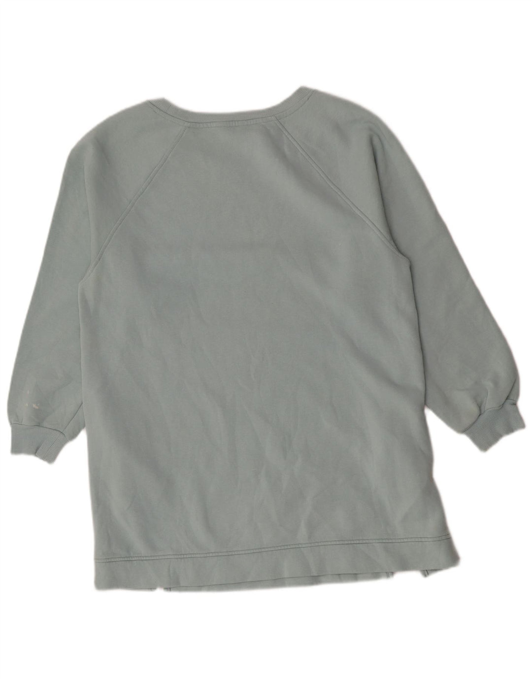 Marks & Spencer Sweat-shirt long pour femme UK 14 Bleu moyen Coton