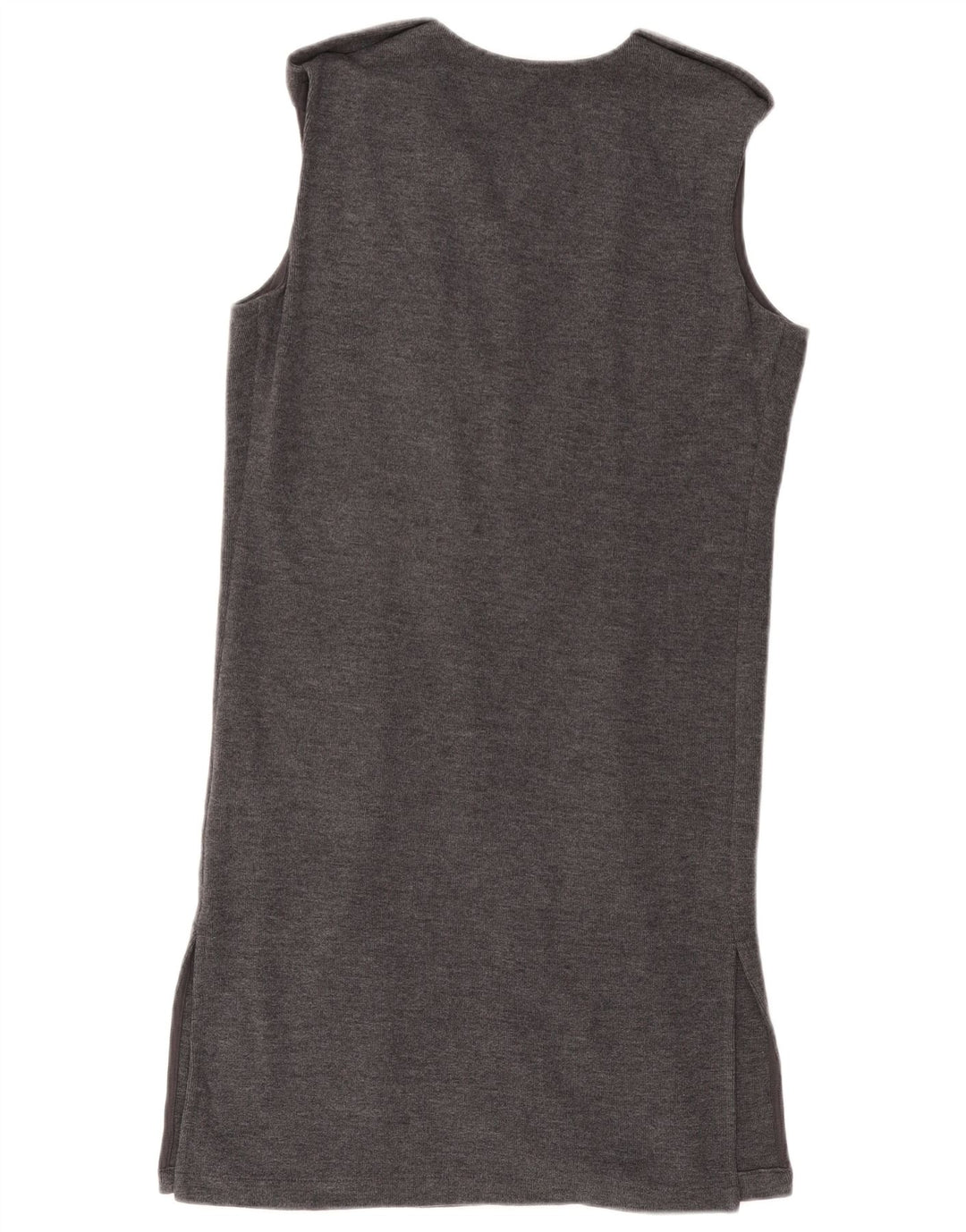 MARKS & SPENCER Pull cardigan sans manches pour femme UK 8 Petit Gris