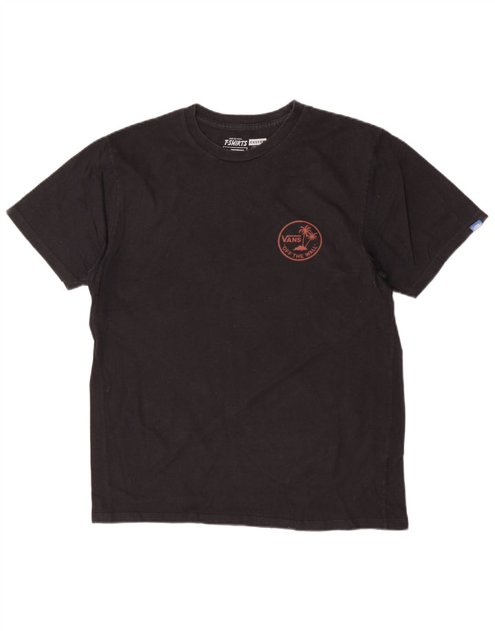 Vans T-shirt graphique pour homme en coton noir moyen
