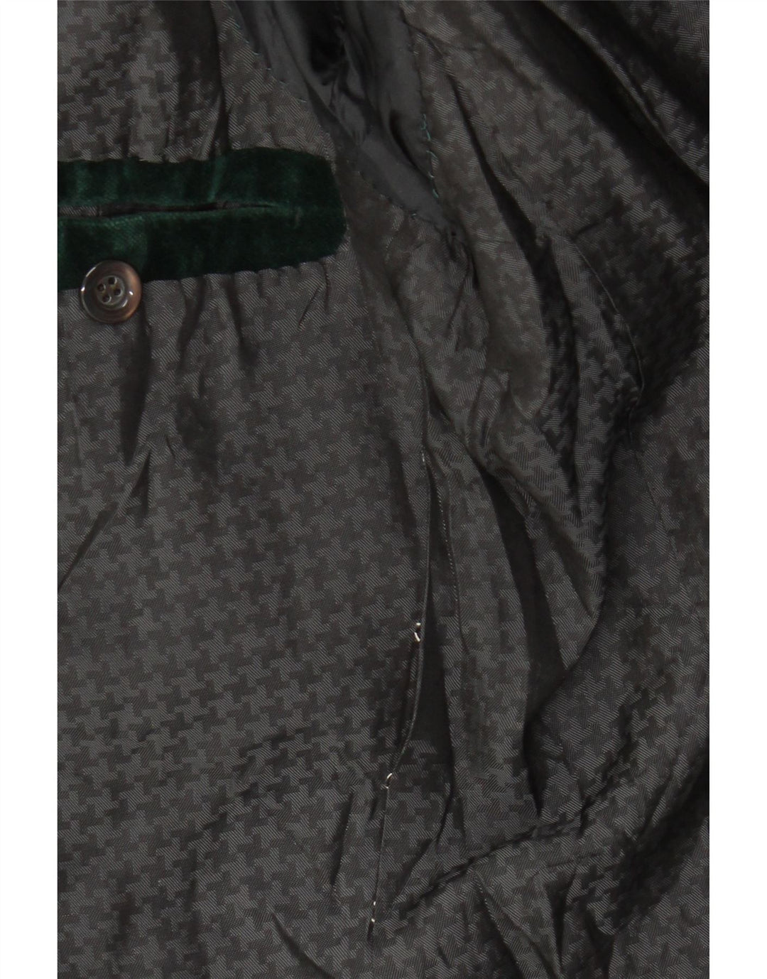 vintage Femmes 1 Bouton Blazer Veste UK 10 Petit Vert