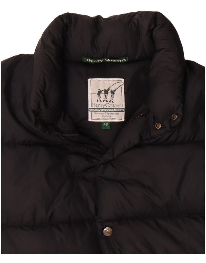 HENRY COTTONS Veste matelassée coupe ample pour homme IT 48 Noir moyen