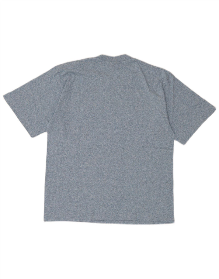 CHAMPION T-Shirt Homme Petit Bleu Moucheté Coton