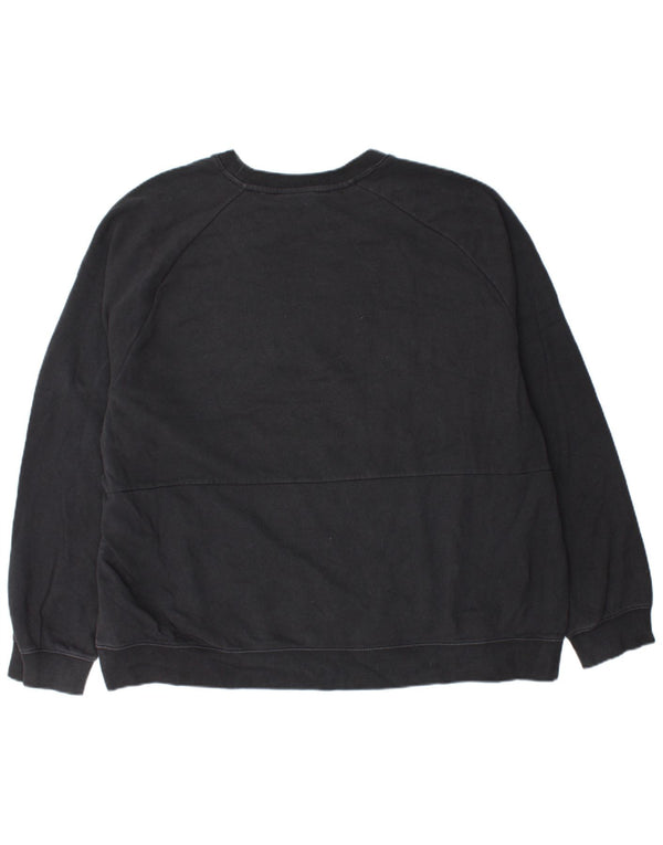 Nike Sweat-shirt graphique pour homme 2XL en coton color block noir