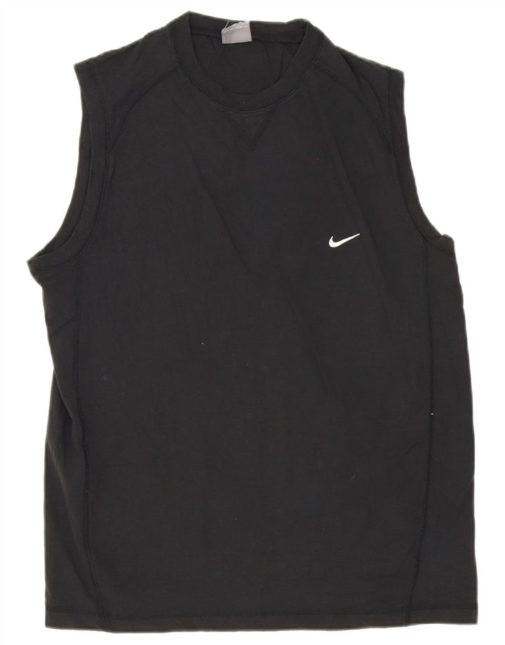 Nike T-Shirt Homme Noir Moyen Coton