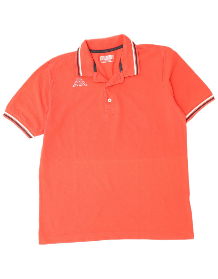 KAPPA Polo Homme Rouge Moyen Coton