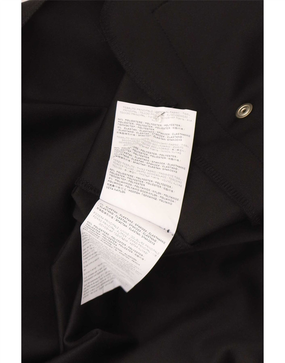 Versace Hommes Graphique Survêtement Top Veste XL Noir Polyester Sports