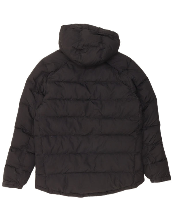 Nike Veste matelassée à capuche pour homme UK 40 Large Noir Polyester