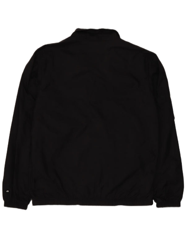 Nike Veste de survêtement pour homme UK 38/40 Medium Noir Colorblock Nylon