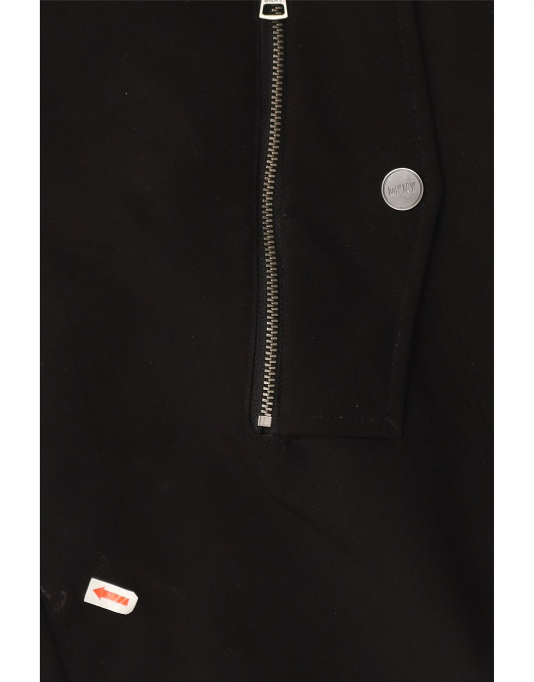 Dkny Parka à capuche pour femme UK 18 XL Noir Polyester