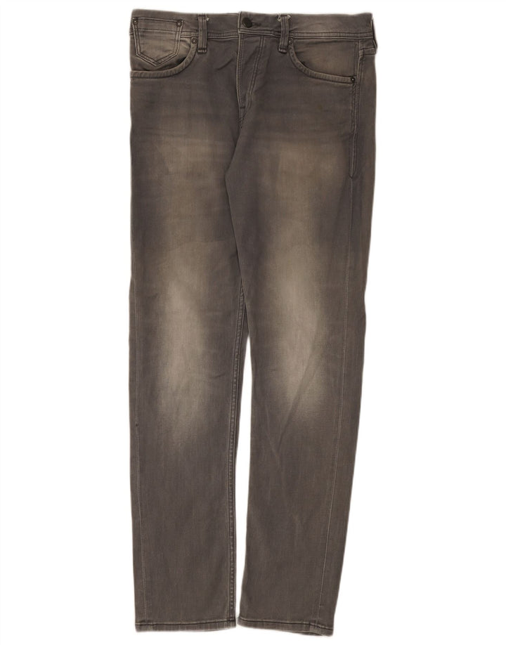 Jack & Jones Jean Slim W29 L32 Homme Gris Coton